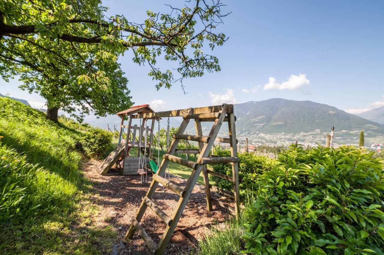 Ferienwohnung Zypresse Meran Buitenkant foto